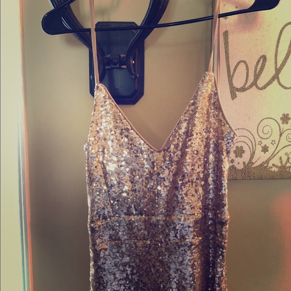 Rose Gold Sequence Dress